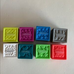 Infantino Squeeze and Stack Blocks w Carry Case